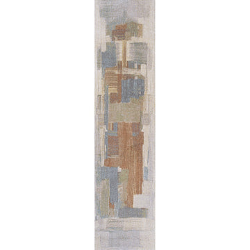 Weaver Abstract Coastal Watercolor Machine-washable Area Rug